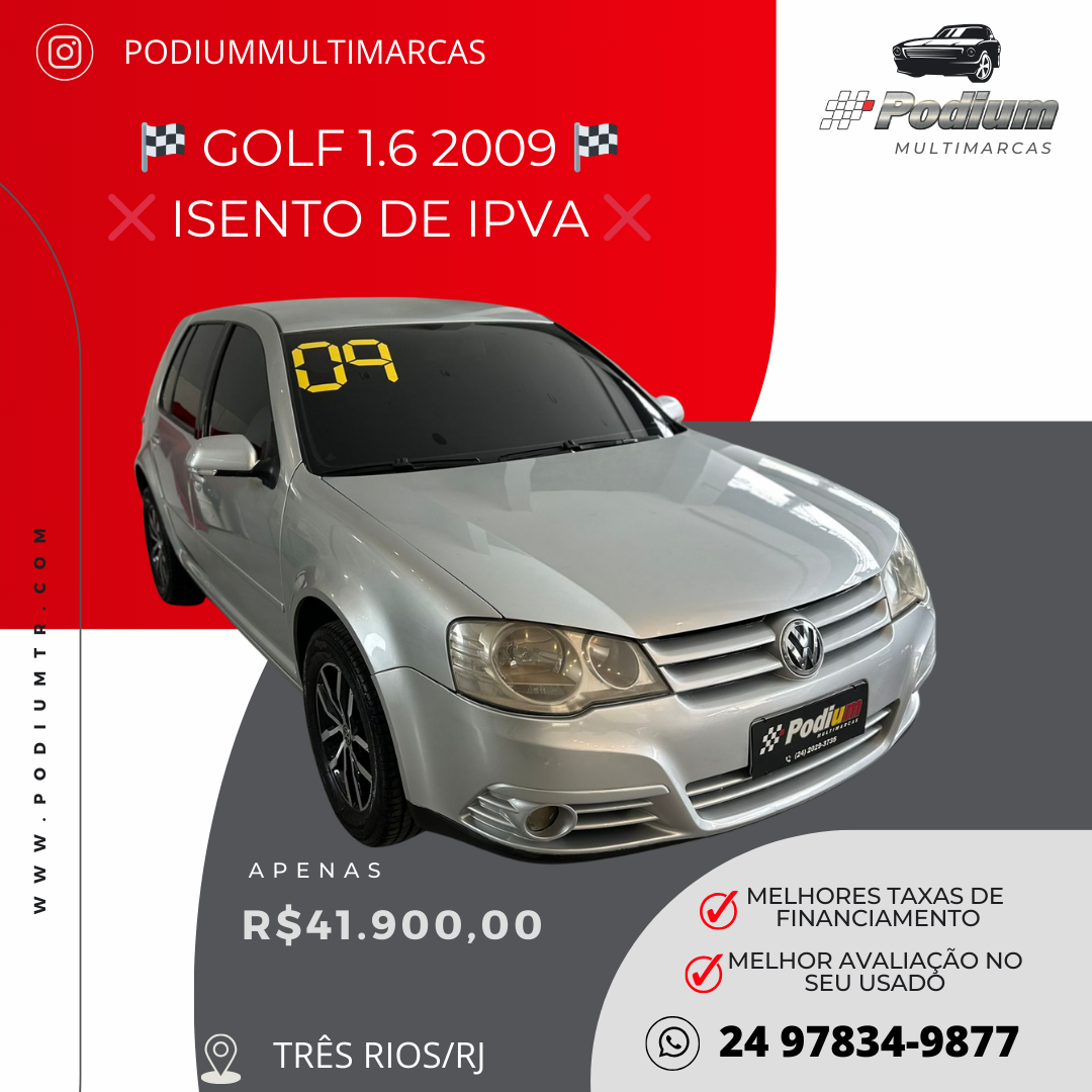 Read more about the article 🏁 GOLF 1.6 2009 🏁
