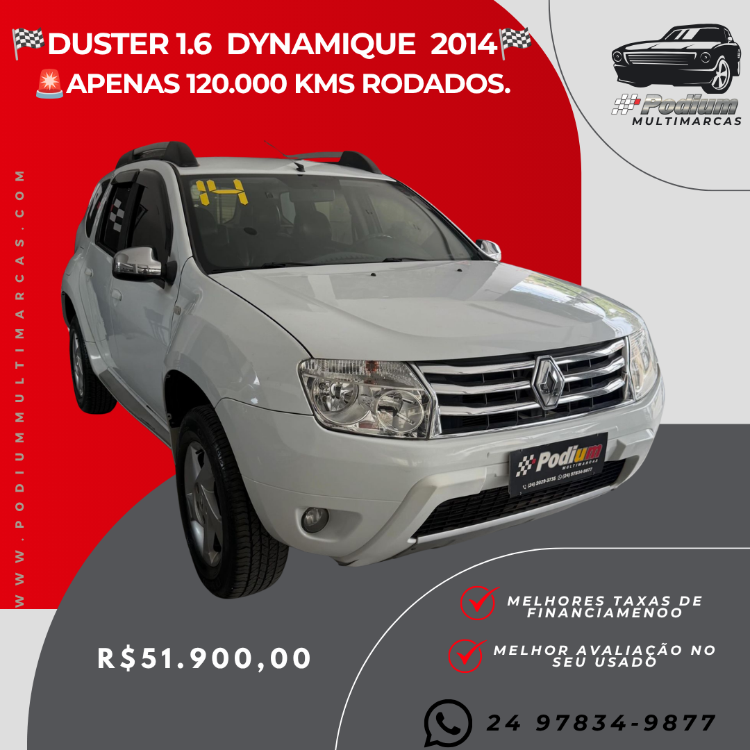 Read more about the article 🏁DUSTER 1.6 DYNAMIQUE 2014🏁